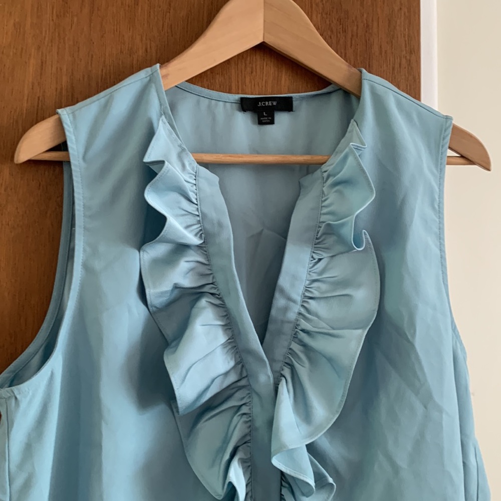 Jcrew sleeveless blouse